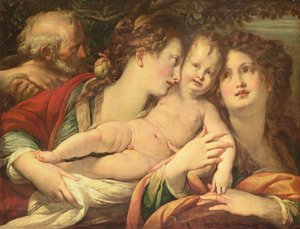El Matrimonio Místico de Santa Catalina, c.1610 de Giulio Cesare Procaccini